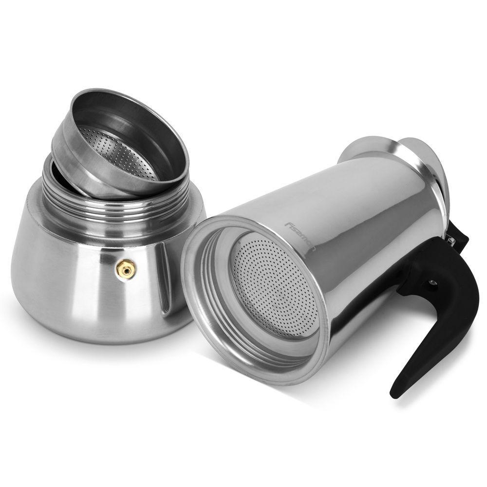 Cafetera Italiana Acero Geyser 450ml Fissman-6