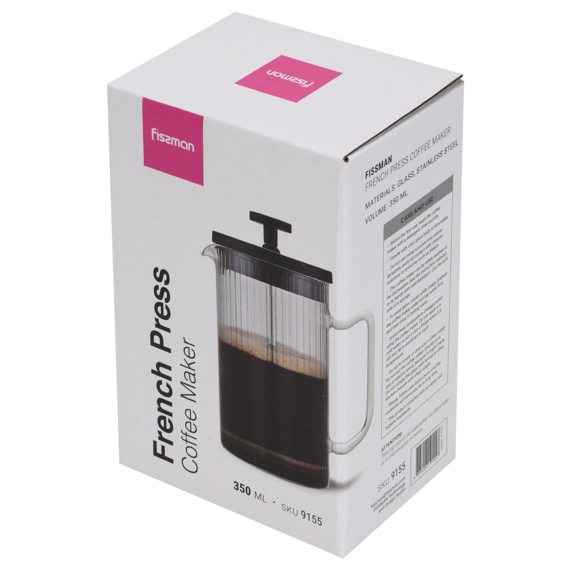 Cafetera Prensa Francesa Line 350 ml Fissman-8