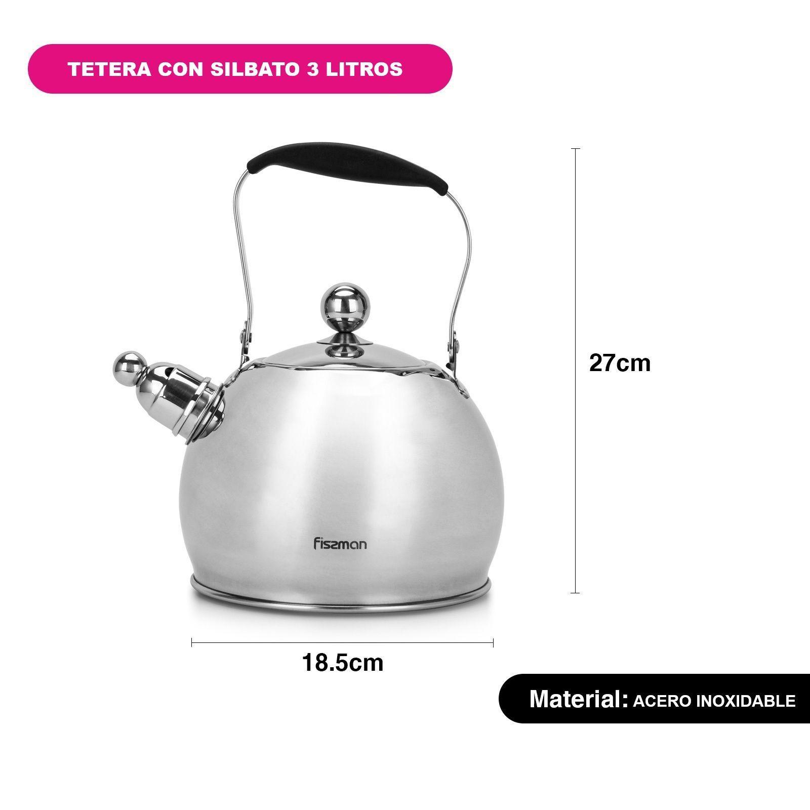 Tetera Premium Elis Acero Inoxidable 3 Litros Fissman-3