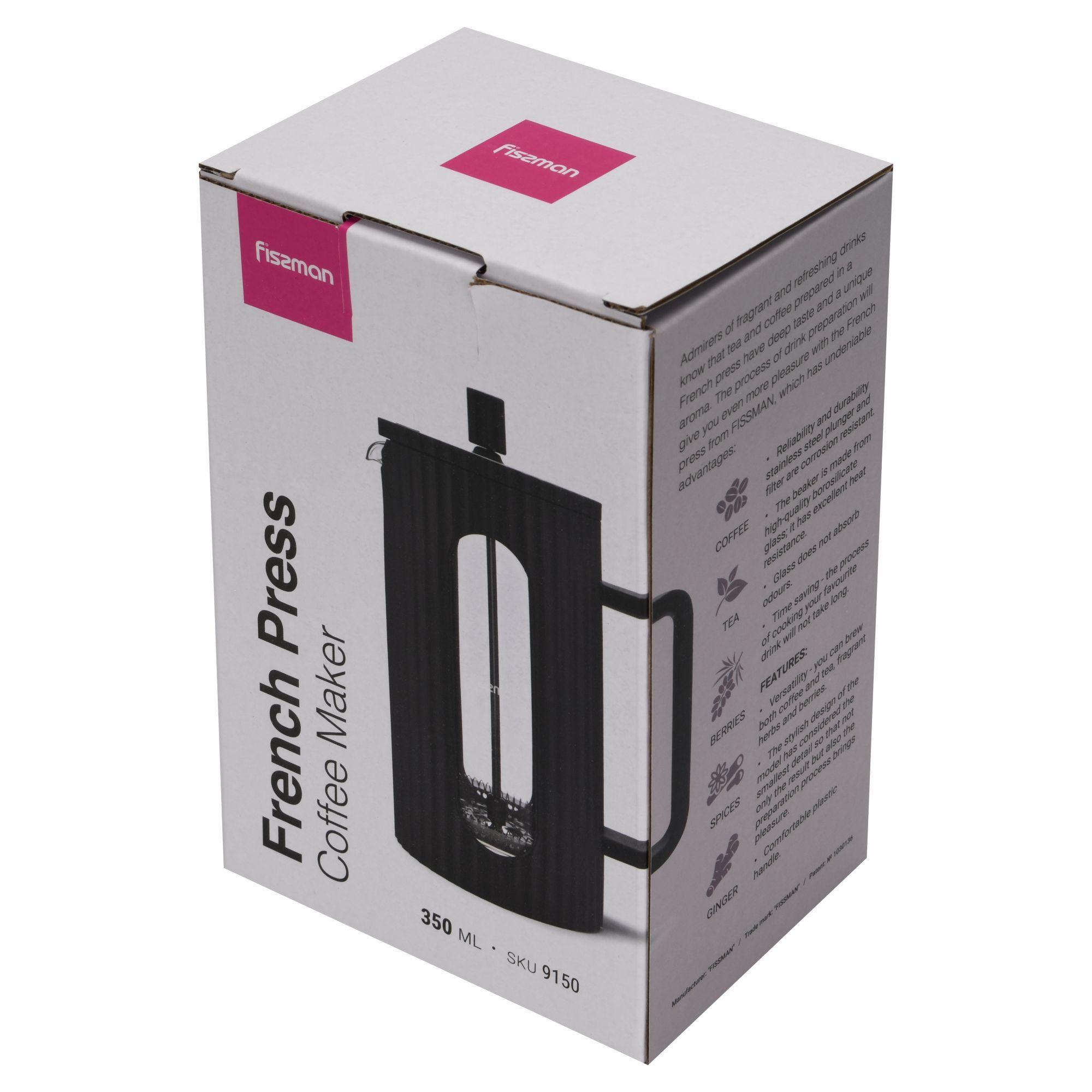 Cafetera Prensa Francesa La Negra 350 Ml Fissman-6