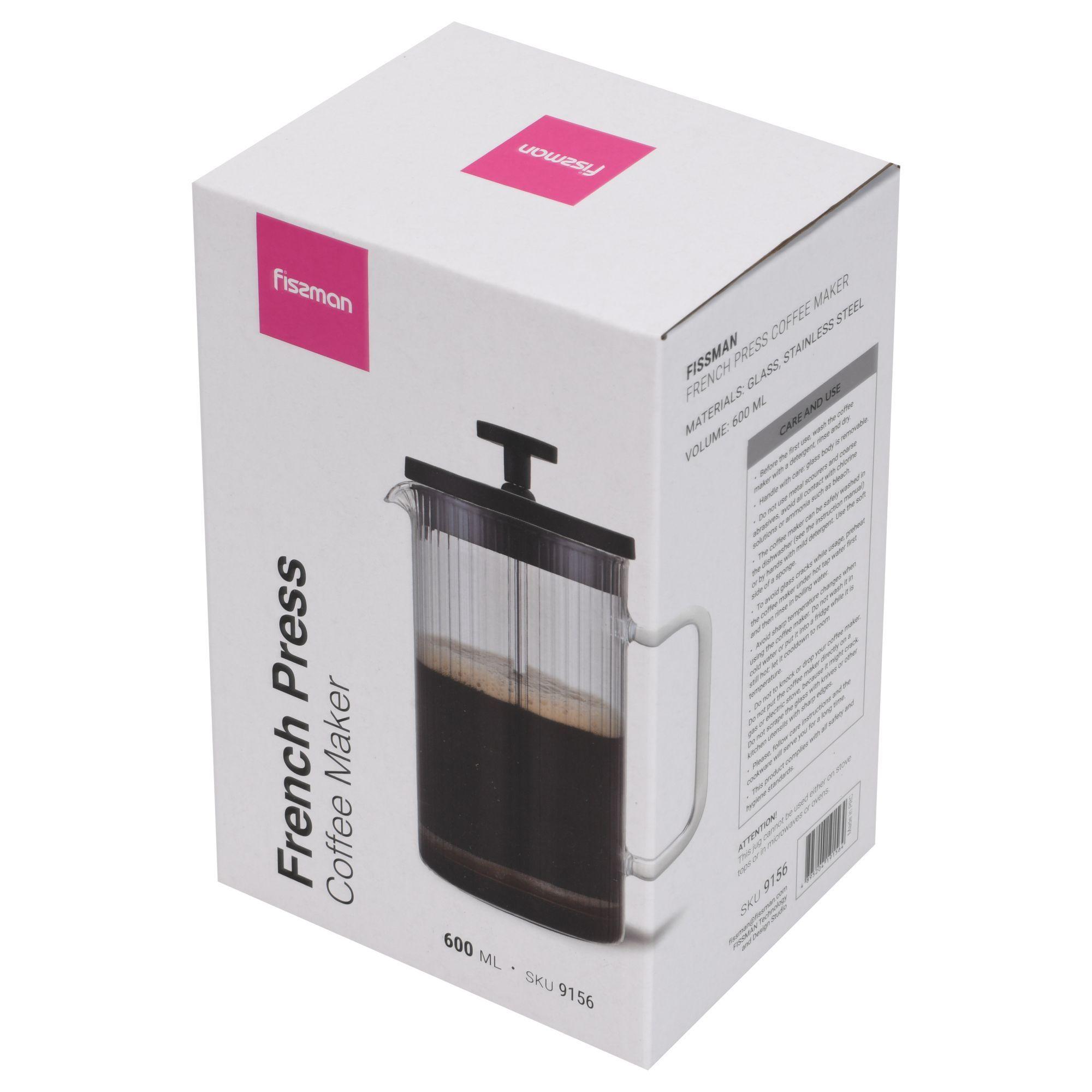 Cafetera Prensa Francesa Line 600 Ml Fissman-5