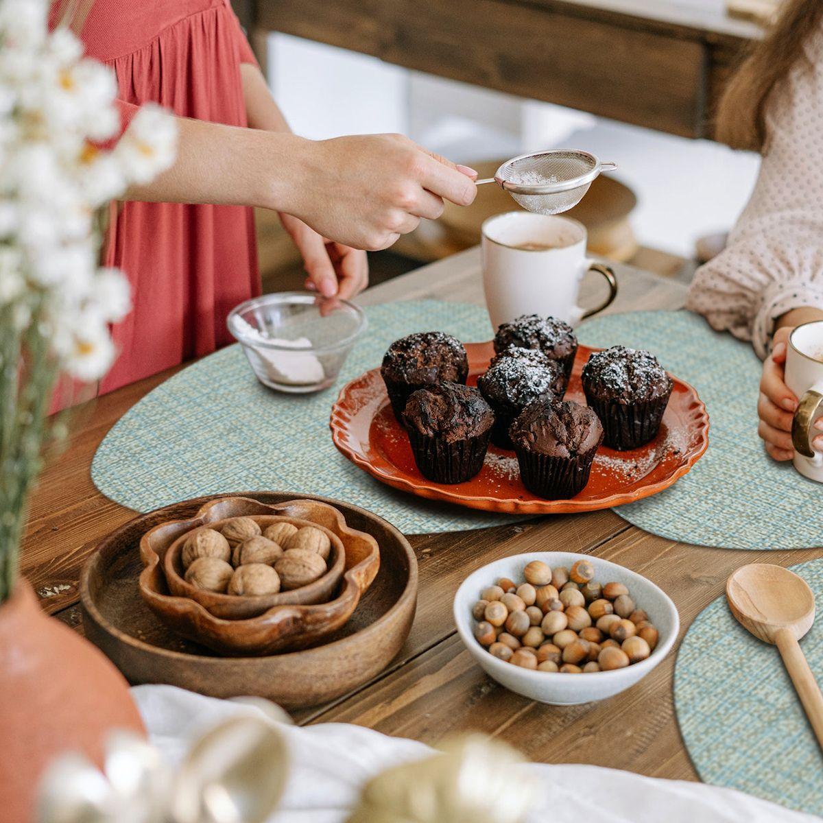 Set 4 Individuales Luxe Ligth Blue Stone-0