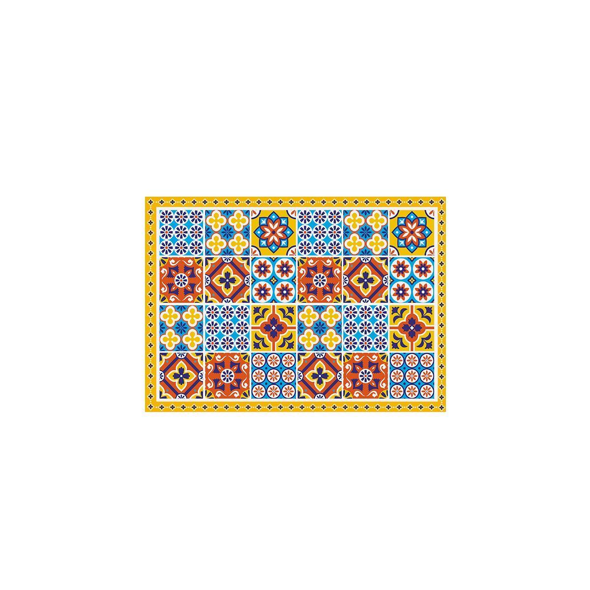 Set 2 Alfombras de Cocina Baldosa Gris-4