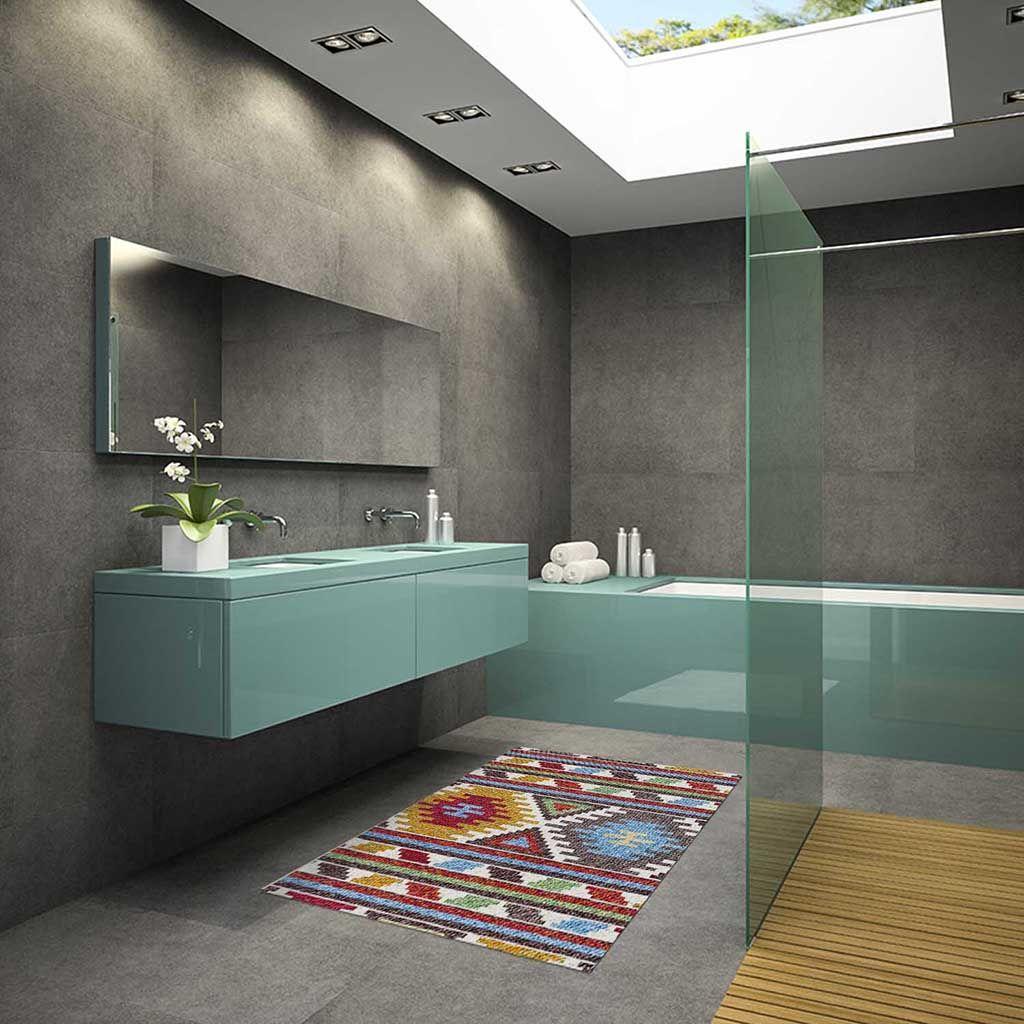 Alfombra Decorativa Baño Cocina Kilim 50X70Cm-1