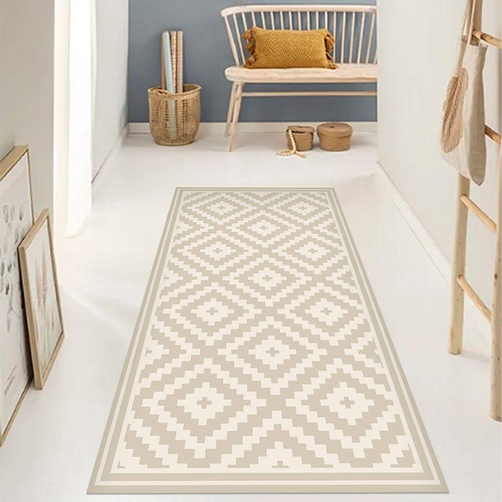 Alfombra Decorativa Living y Terraza Rombo Arena 140X180Cm-1