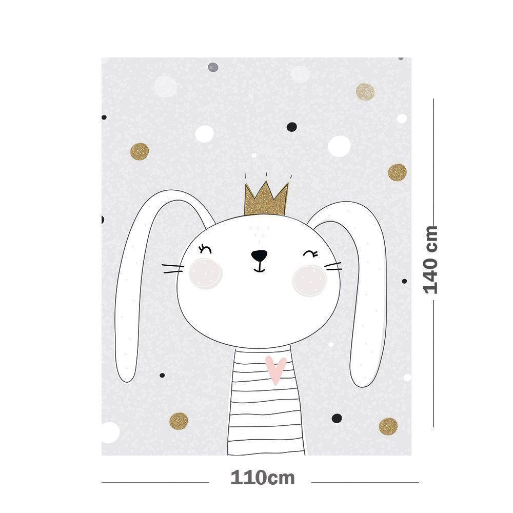 Alfombra Decorativa Infantil Tan Solo Coneja 110X140Cm-1