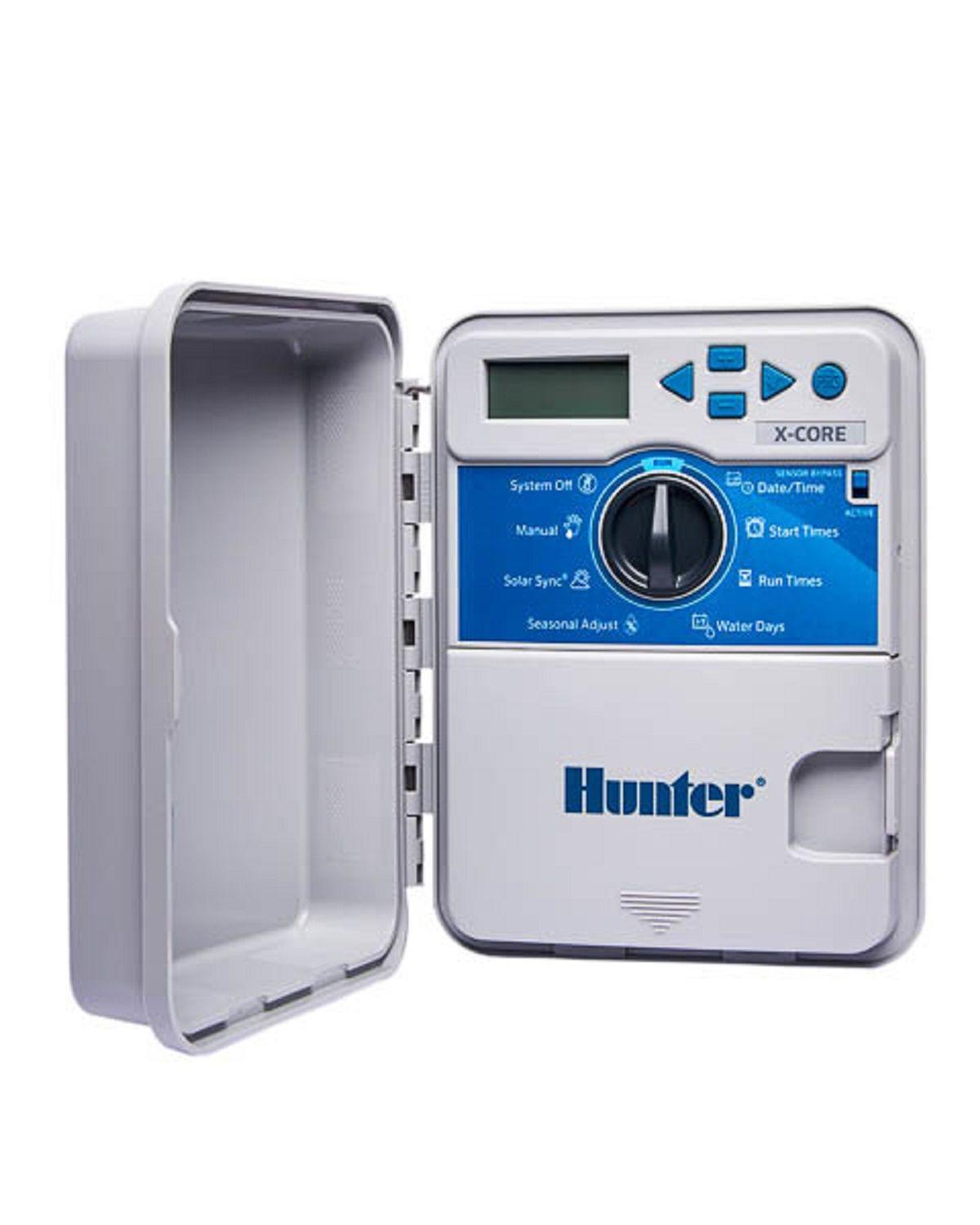 PROGRAMADOR DE RIEGO EXTERIOR  6 ESTACIONES HUNTER XC-0