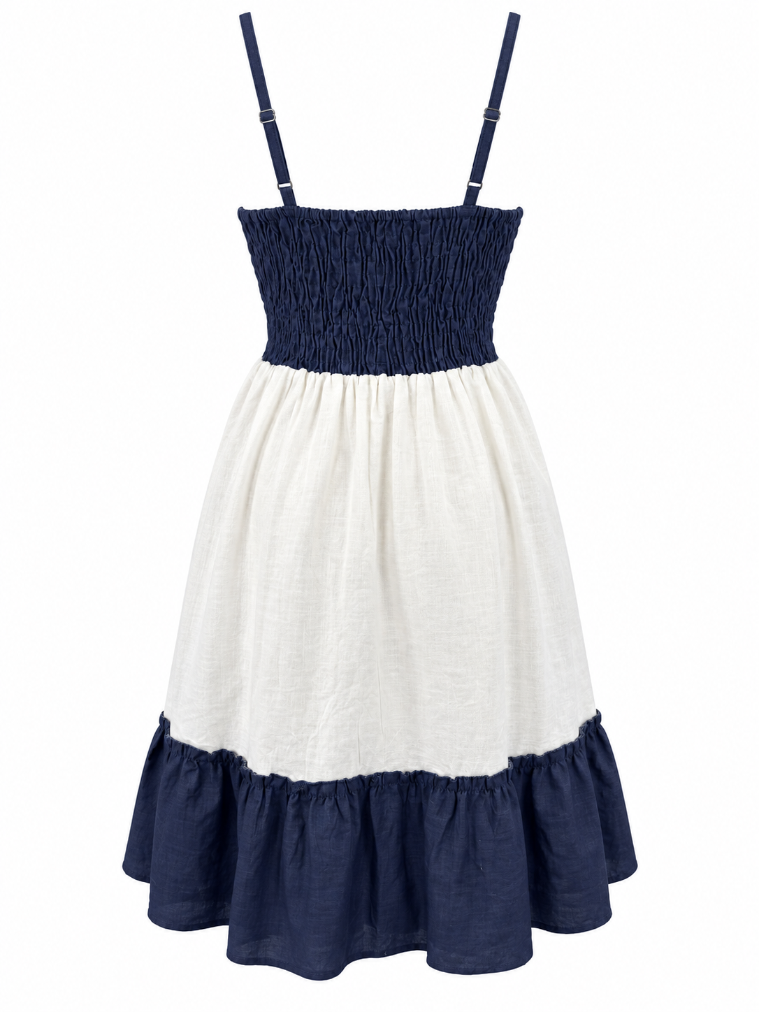 Vestido Mujer Bordado Floral Escote V Tirantes Ajustables-5