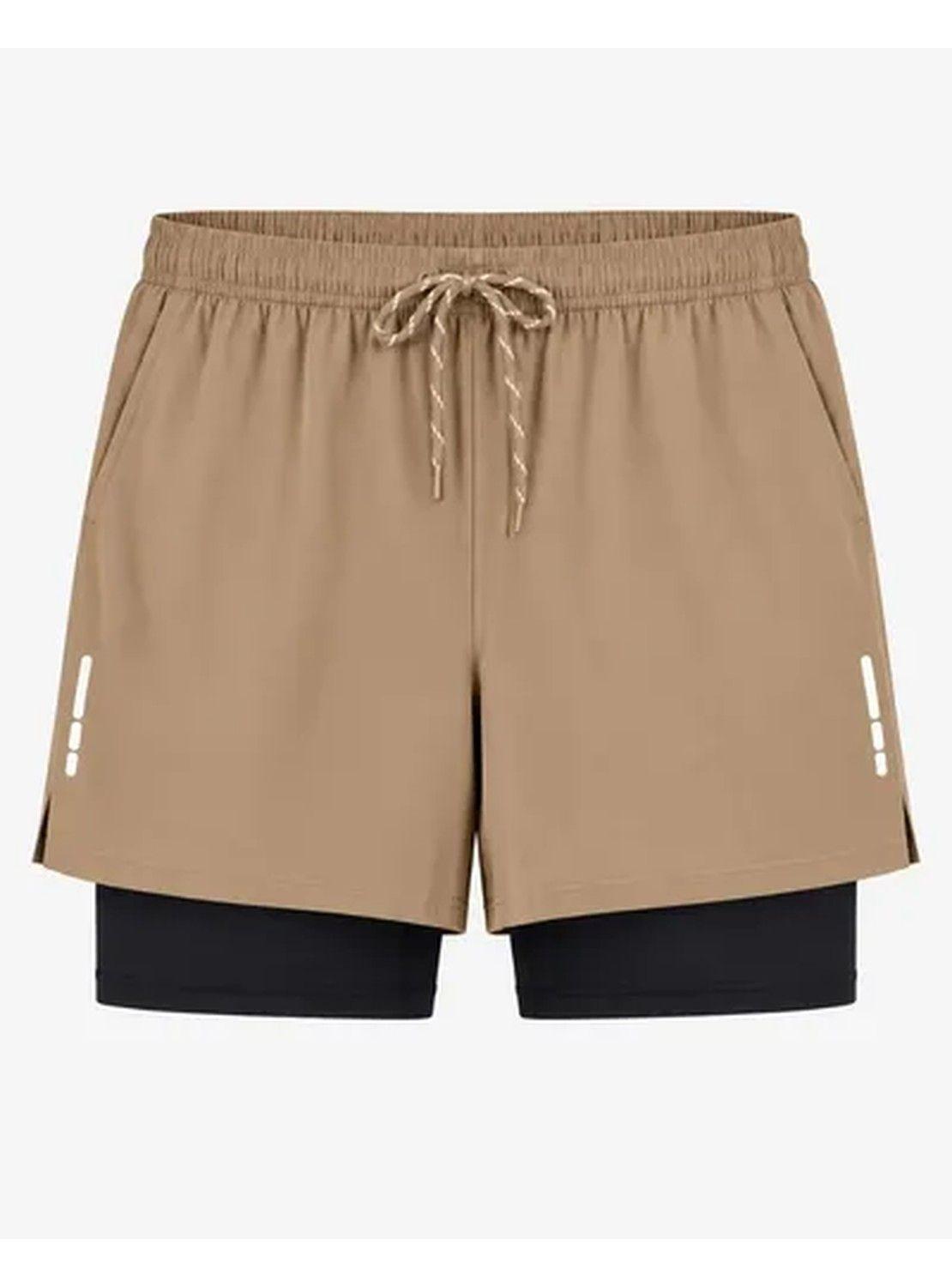 Short Deportivo Running Hombre 2 En 1 Con Calza Interior-0