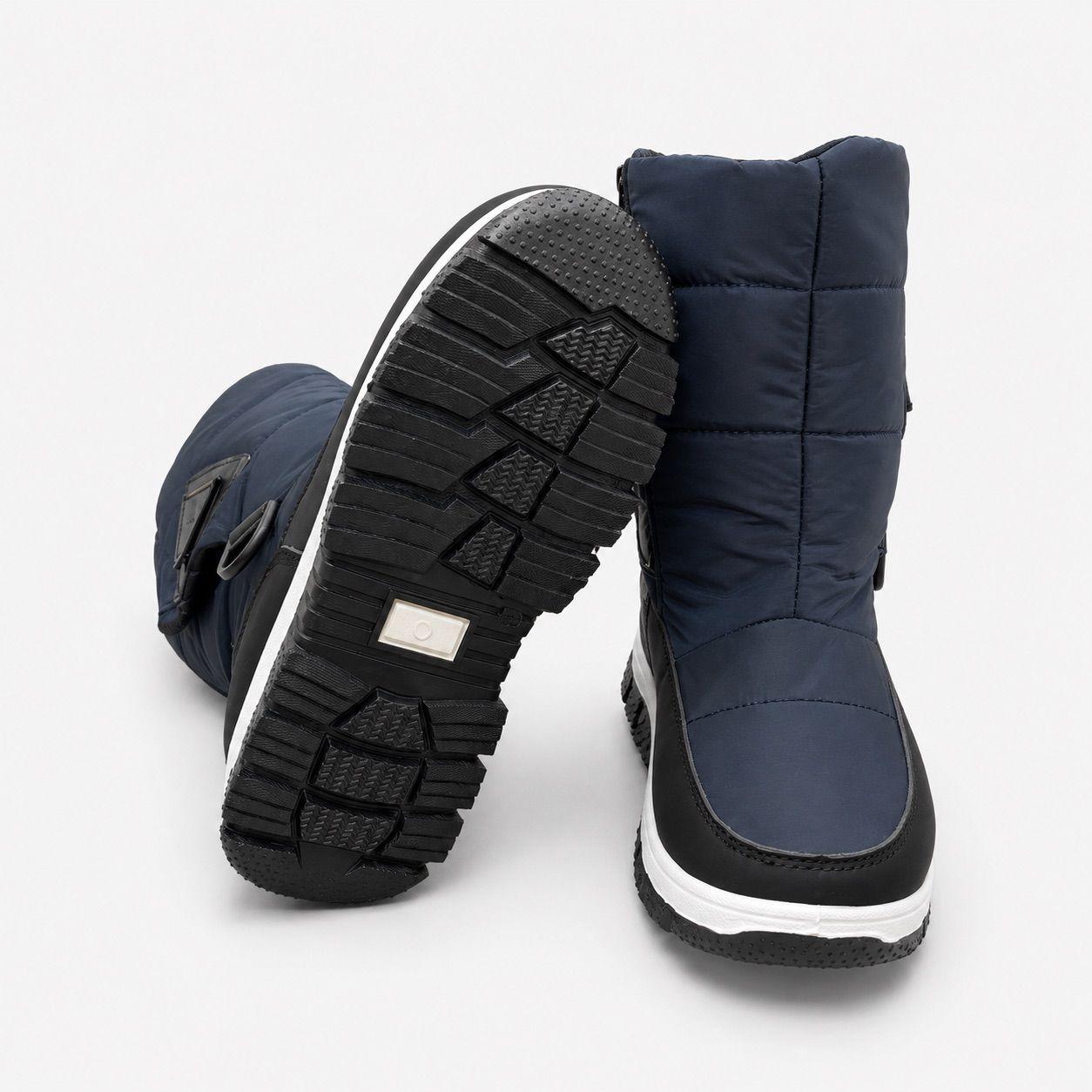 Bota Mujer Chiporro Acolchada Ajustable Suela Antideslizante-3
