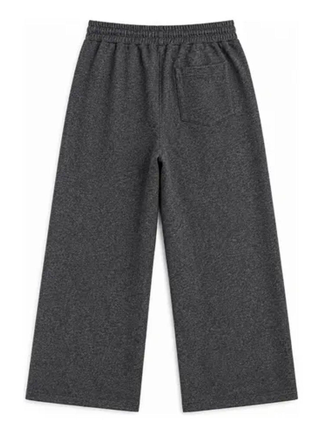Pantalón De Buzo Unisex Pierna Ancha Con Interior Térmico-6