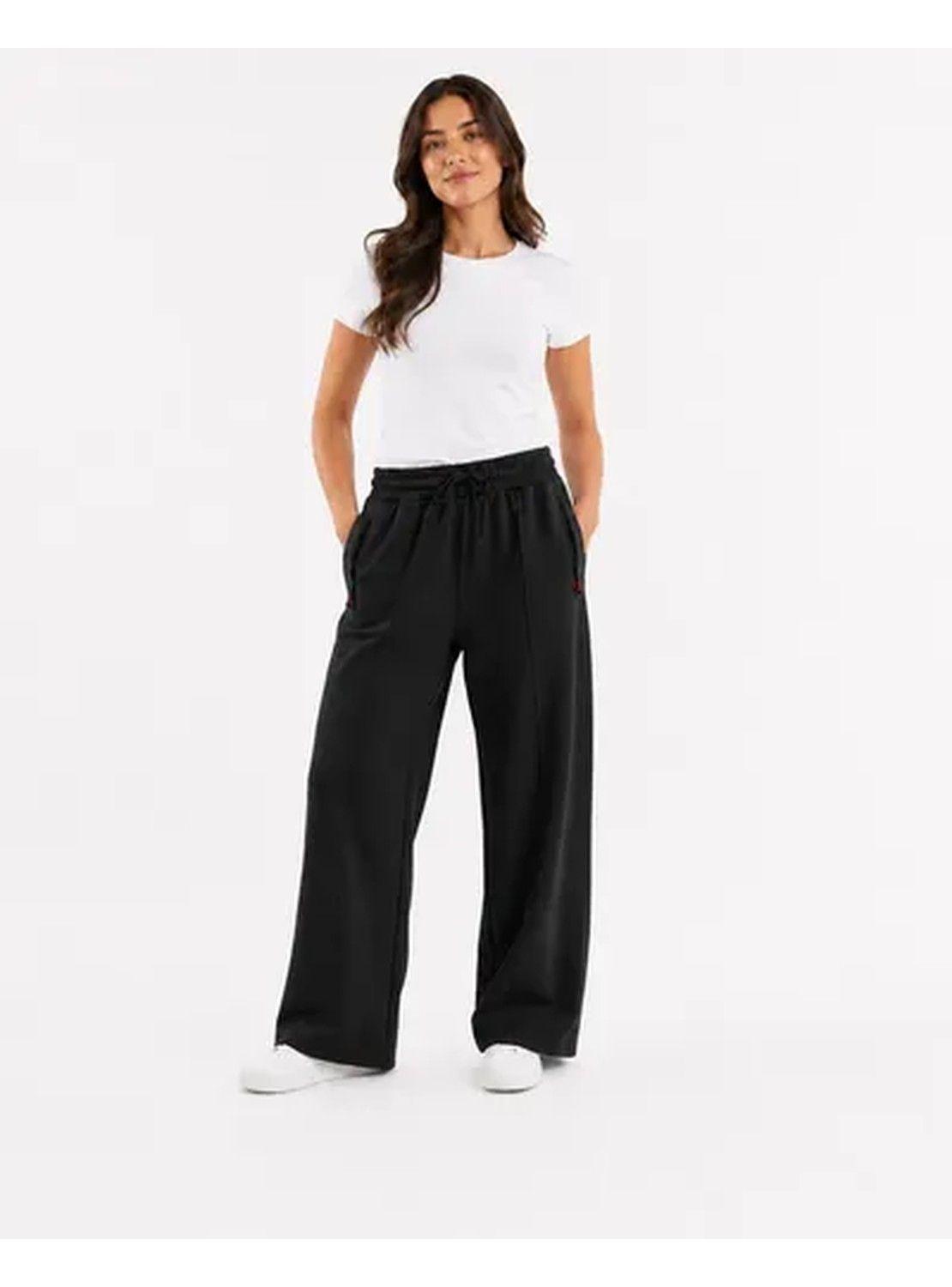 Pantalón De Buzo Unisex Pierna Ancha Con Interior Térmico-0