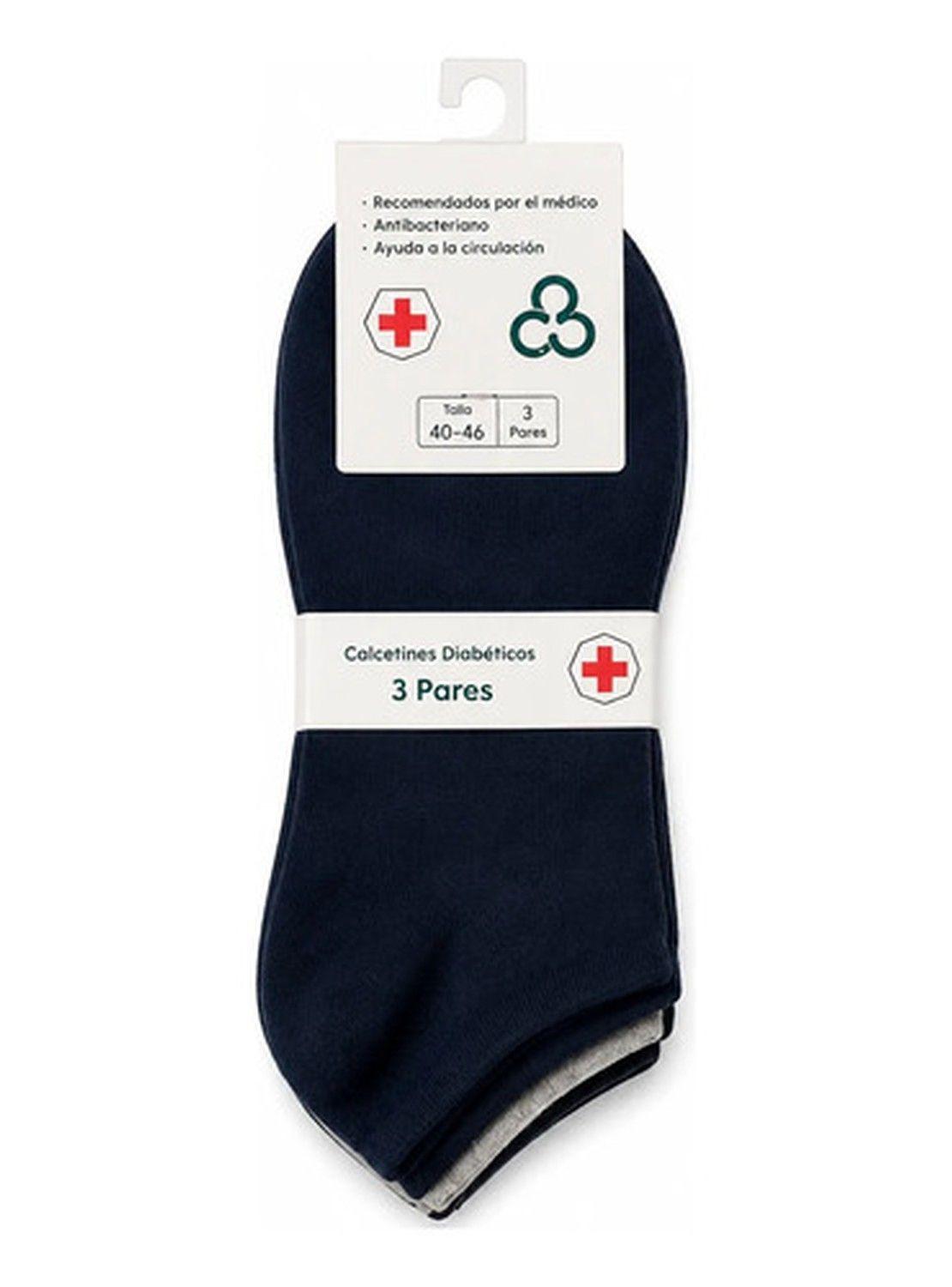 Calcetines Diabéticos Hombre Pack 12 Pares Talla Surtido-2