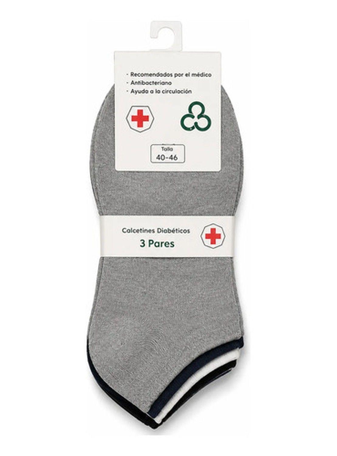 Calcetines Diabéticos Hombre Pack 12 Pares Talla Surtido-3
