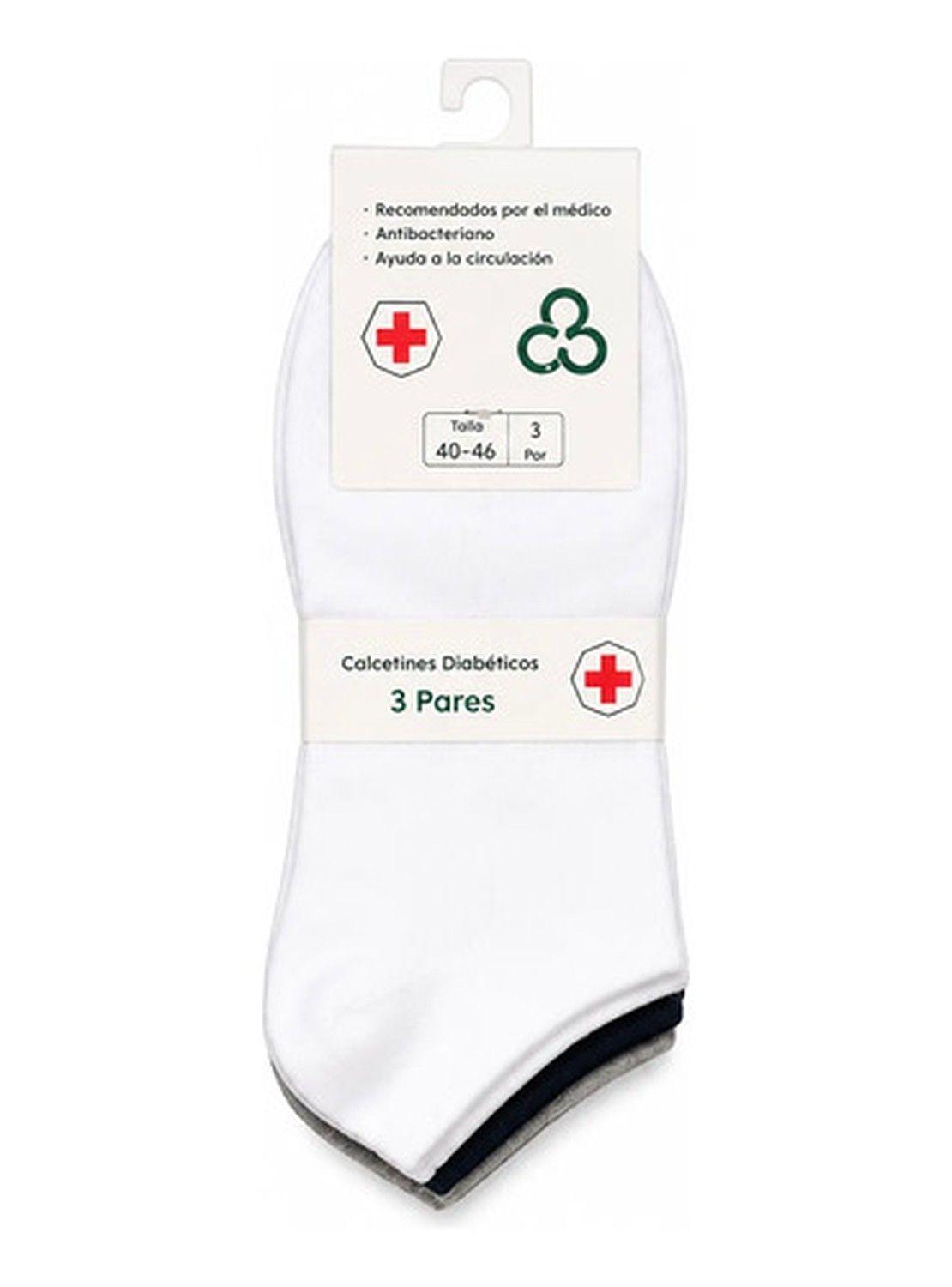 Calcetines Diabéticos Hombre Pack 12 Pares Talla Surtido-4