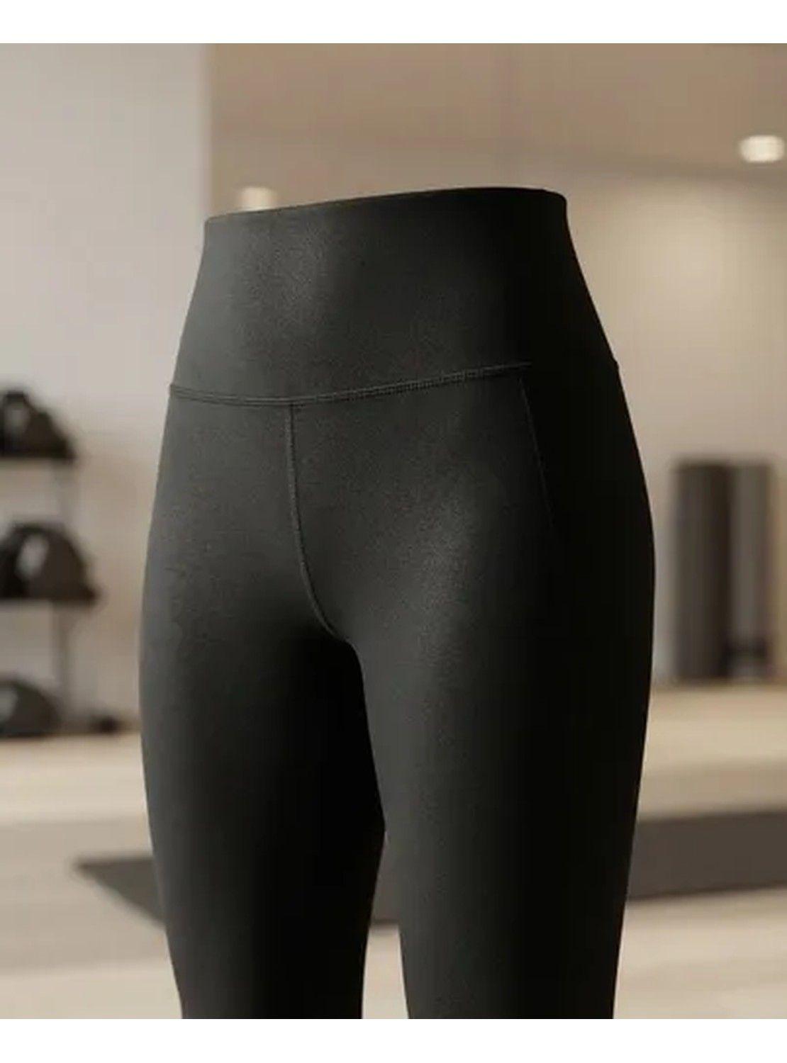 Pantalón Flare Mujer Tiro Alto Acampanado Negro-6
