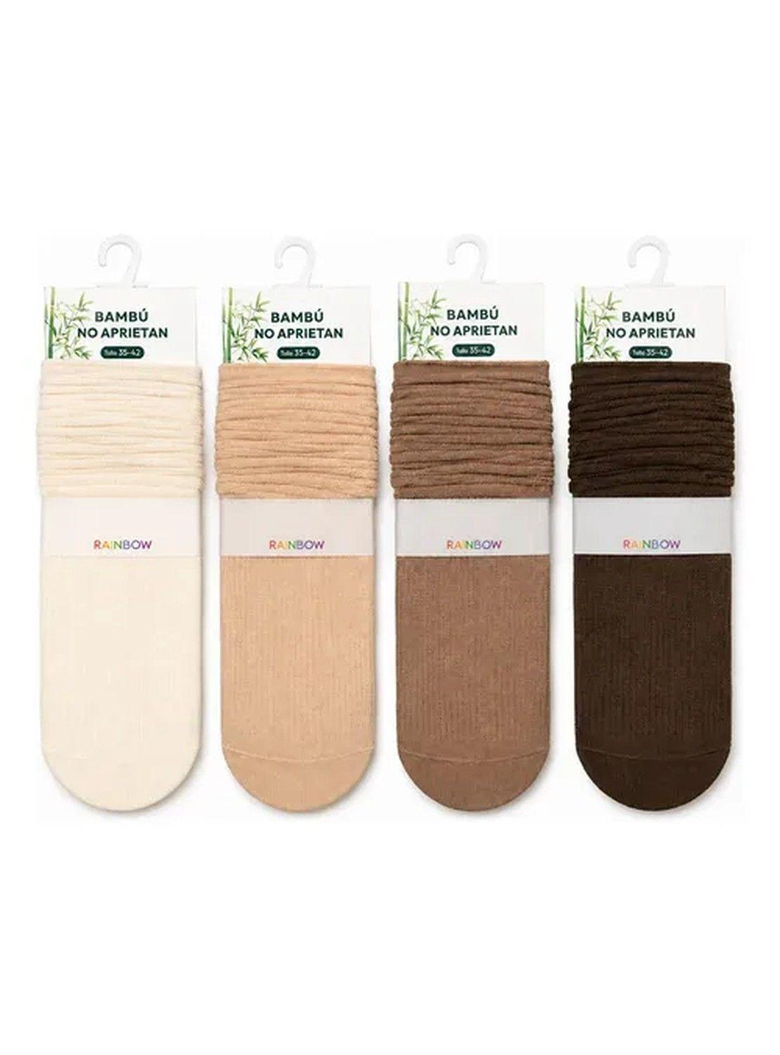 Calcetines Mujer Bambú Comfort Pack 12 Pares Talla Surtido-0