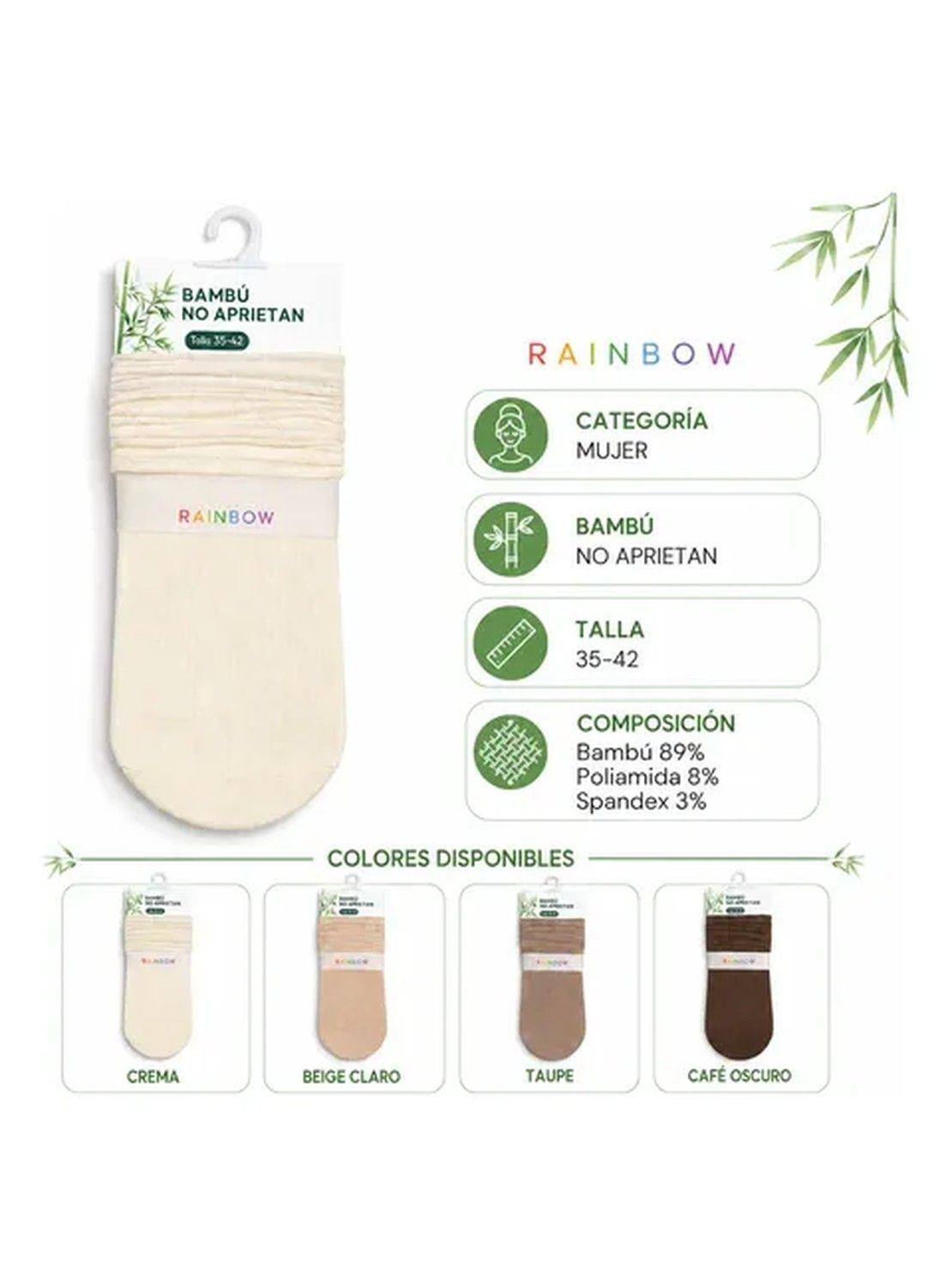 Calcetines Mujer Bambú Comfort Pack 12 Pares Talla Surtido-2