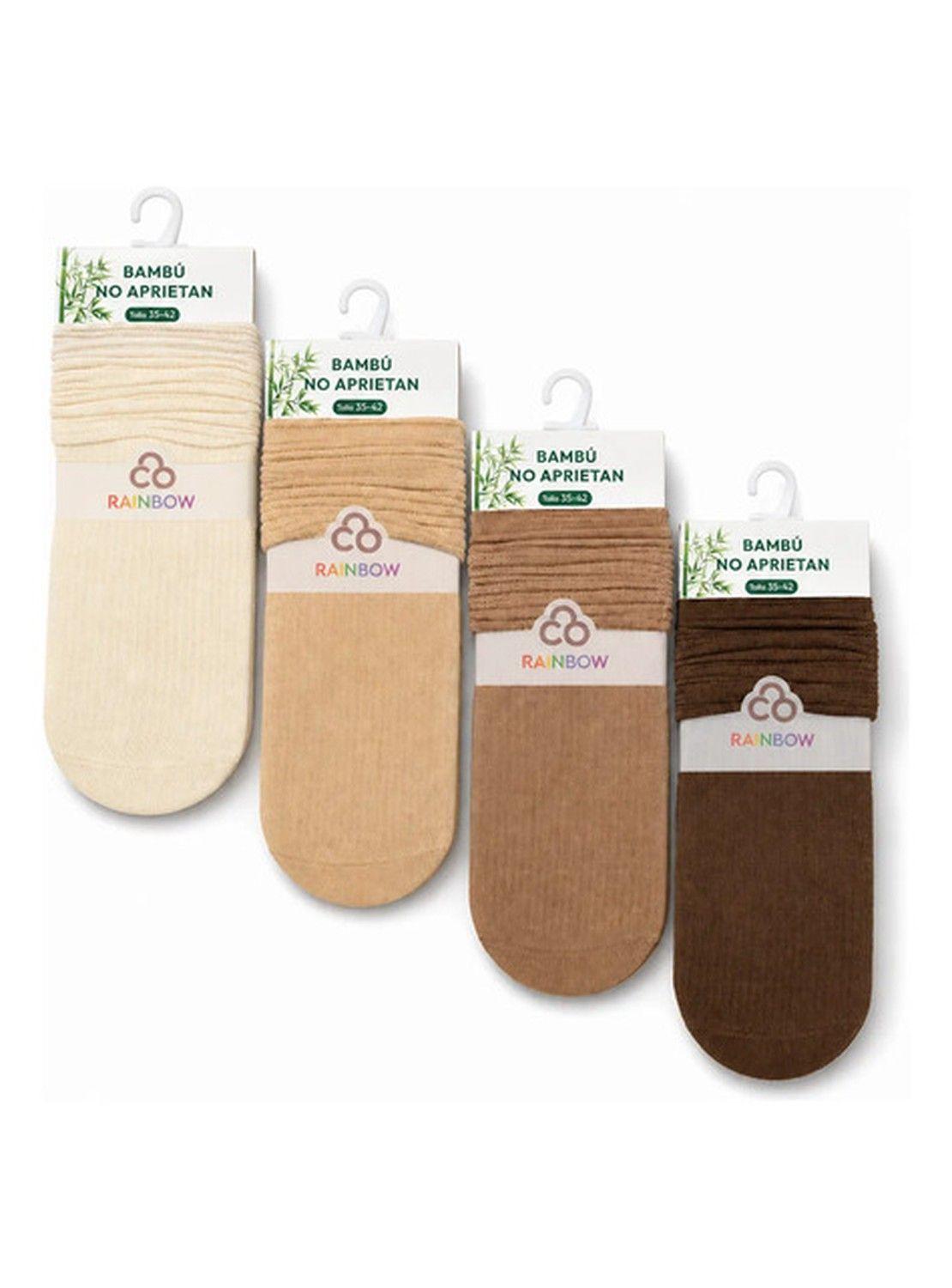 Calcetines Mujer Bambú Comfort Pack 12 Pares Talla Surtido-9