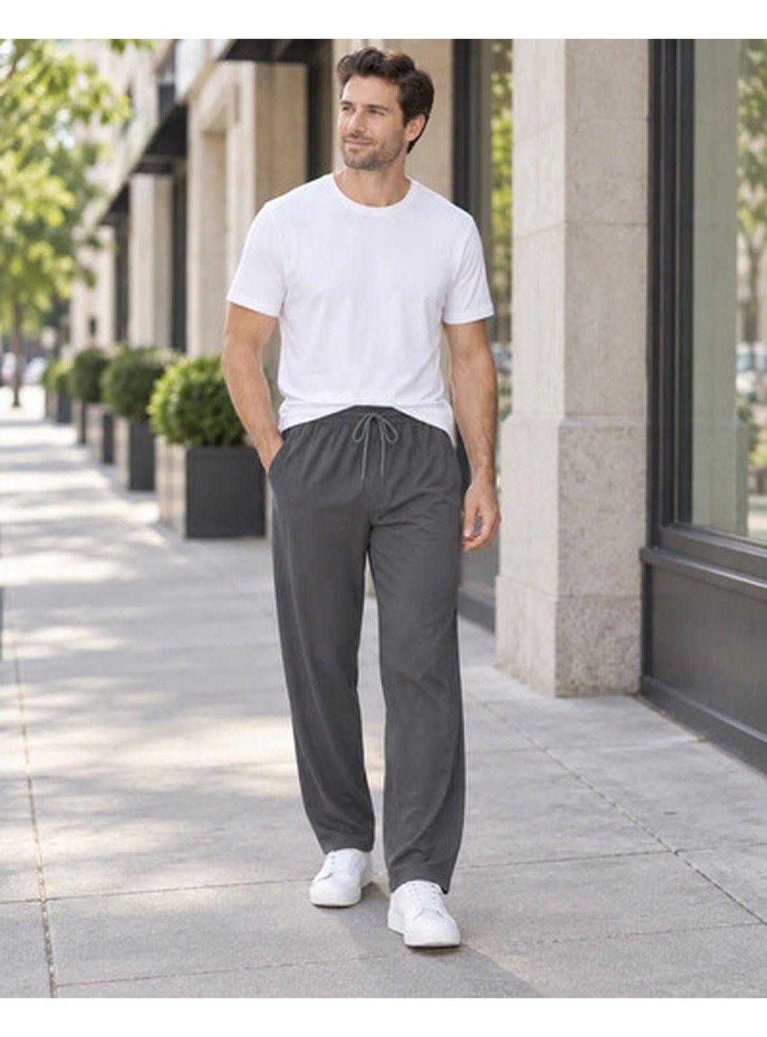Buzo Pantalón Hombre Secado Rapido Elasticado Con Cordón-3