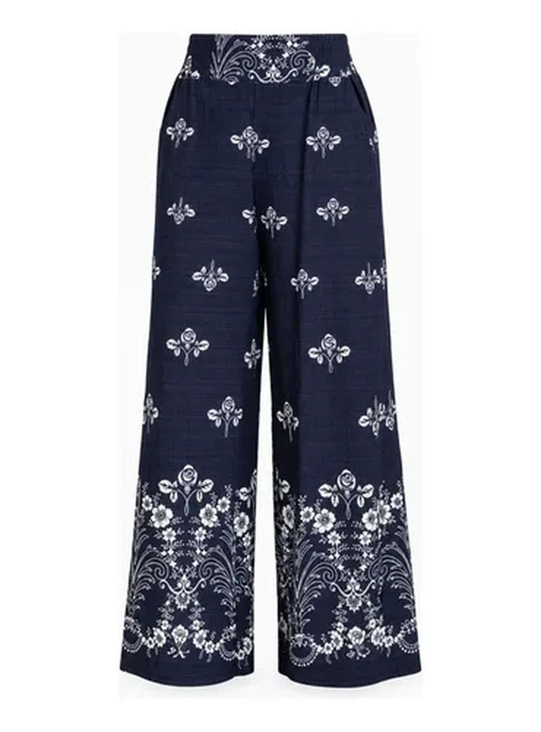 Pantalón Mujer Palazzo Modelo Florencia Estampado-2