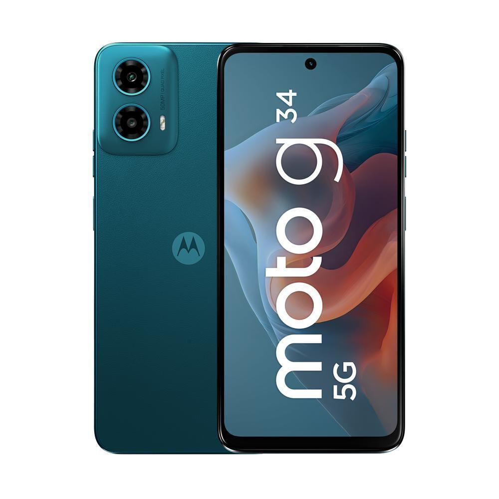 CELULAR MOTO G34 5G 256GB VERDE + CARGADOR + AUDIFONOS REACONDICIONADO-0