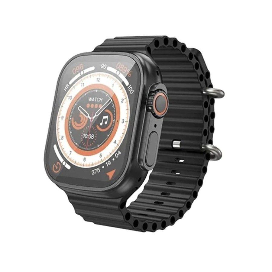 RELOJ INTELIGENTE HOCO Y12 ULTRA SMARTWATCH BLUETOOTH NEGRO-3