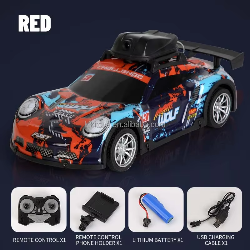 Auto A Rojo Control Remoto Con Cámara Graba Y Saca Fotos-2