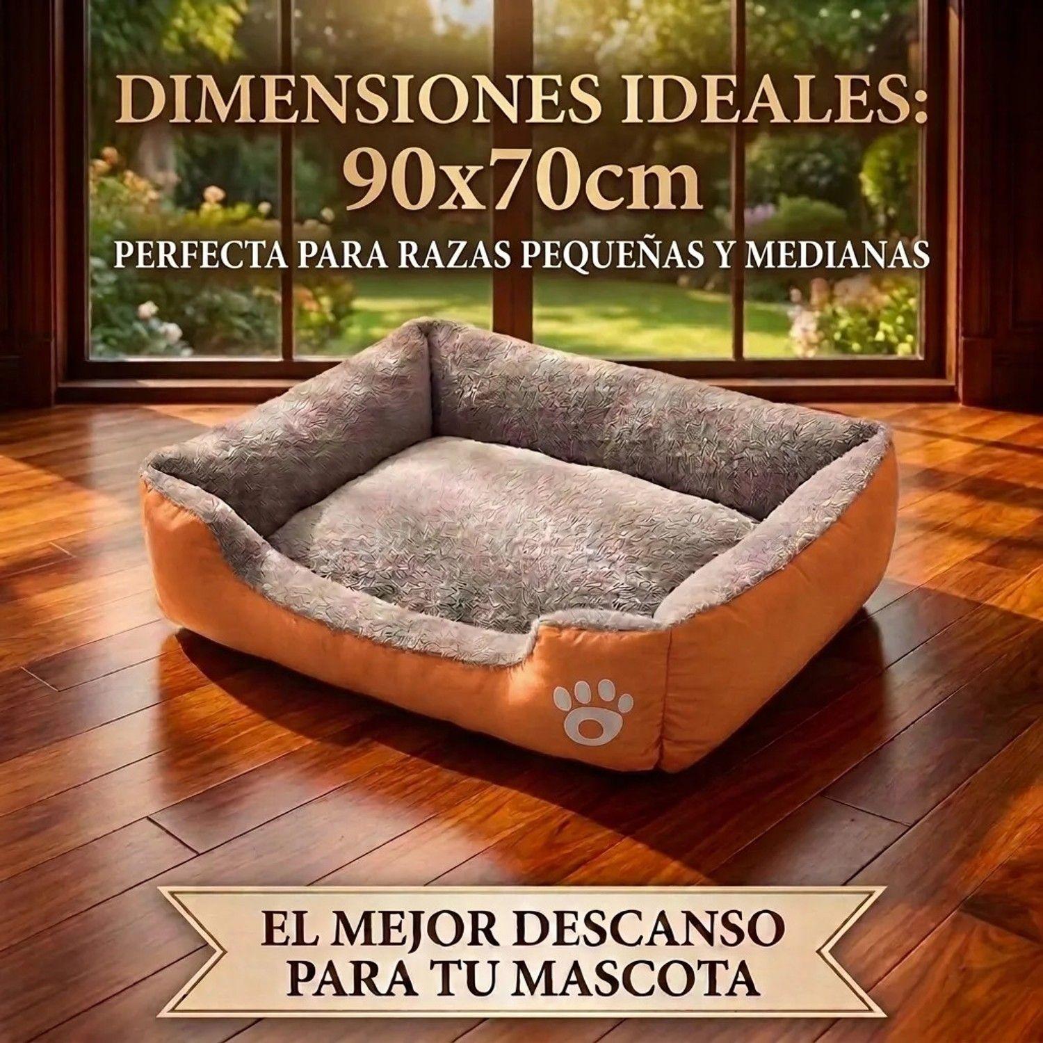 Cama Para Perro Razas Grandes Ergonómica Antiestres-1