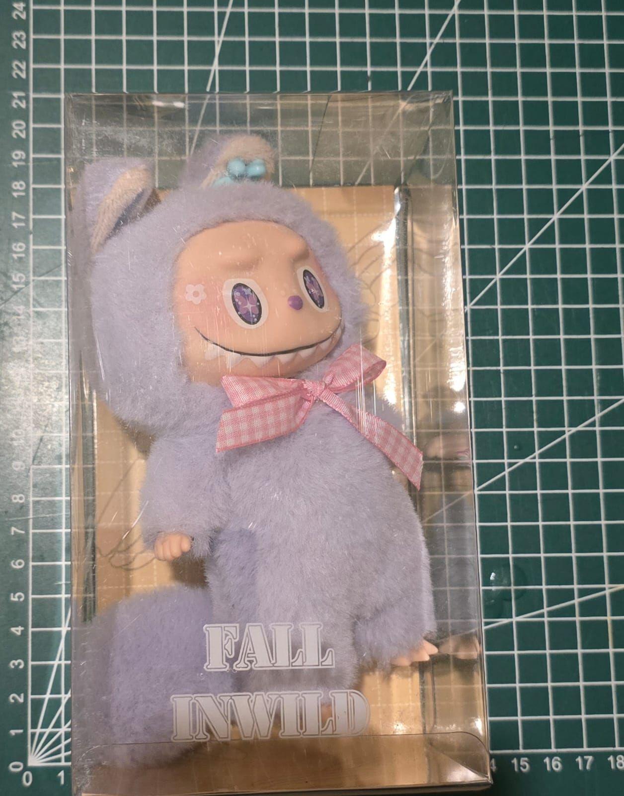 Peluche Labubu Morado En Caja Regalo Novedad-2