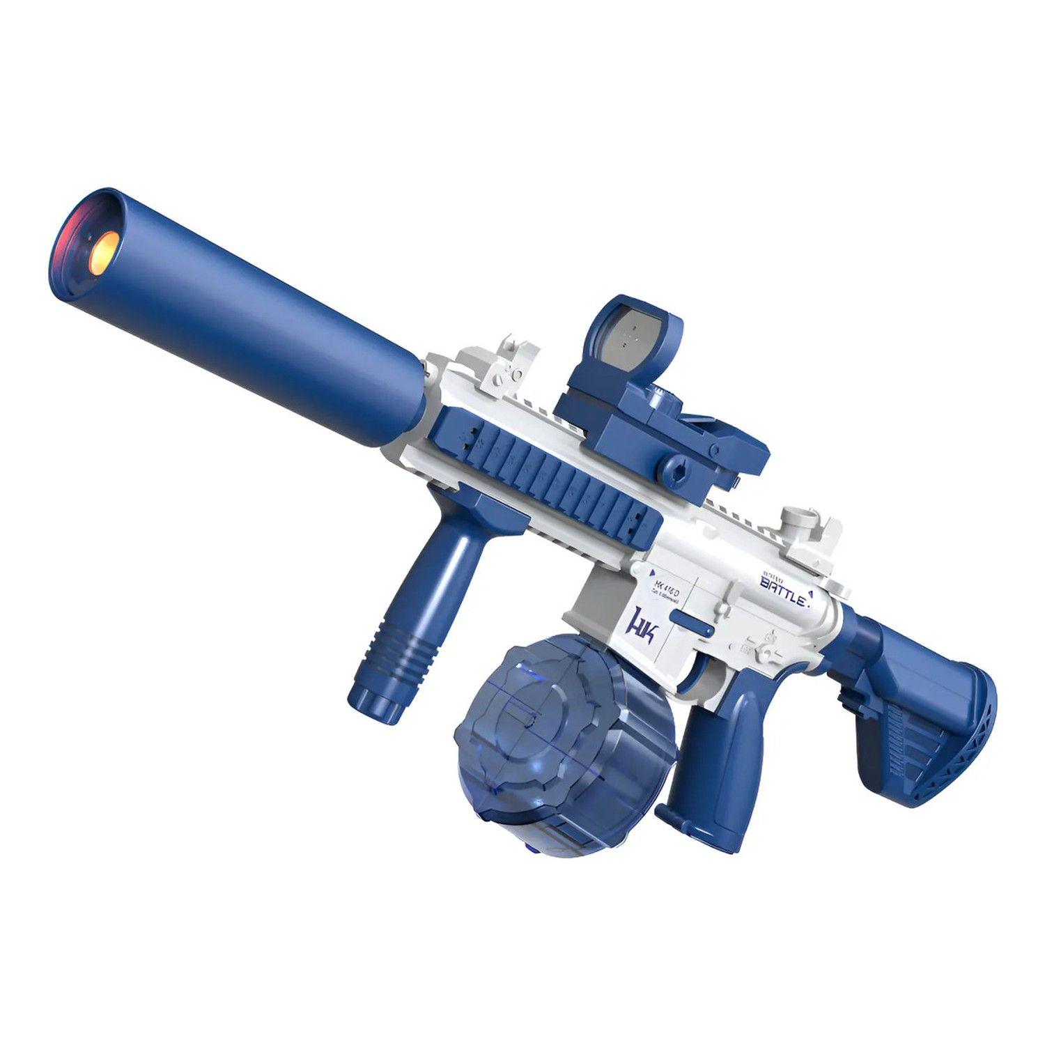 Pistola De Agua Eléctrica Automática M416 Recargable Usb-0