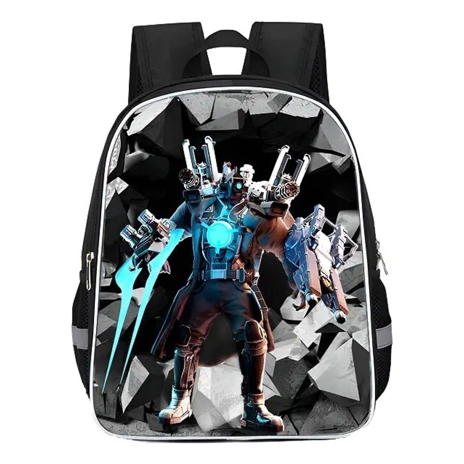 Titan Camara Mochila Escolar Skibidi Toilet Titan Camaraman-0