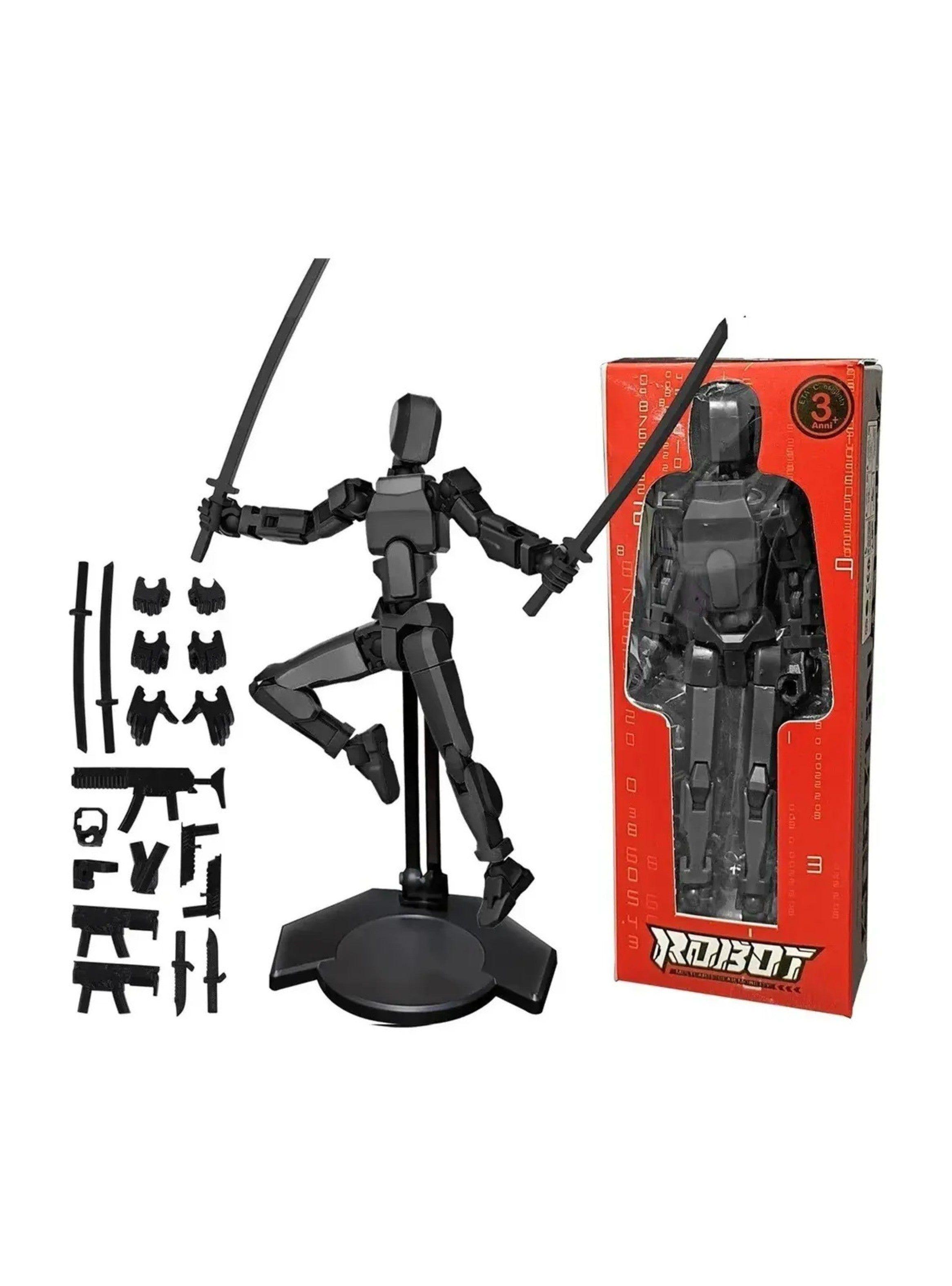 Set 4 Figuras De Acción Robot T13 Misión 13 Articuladas-2