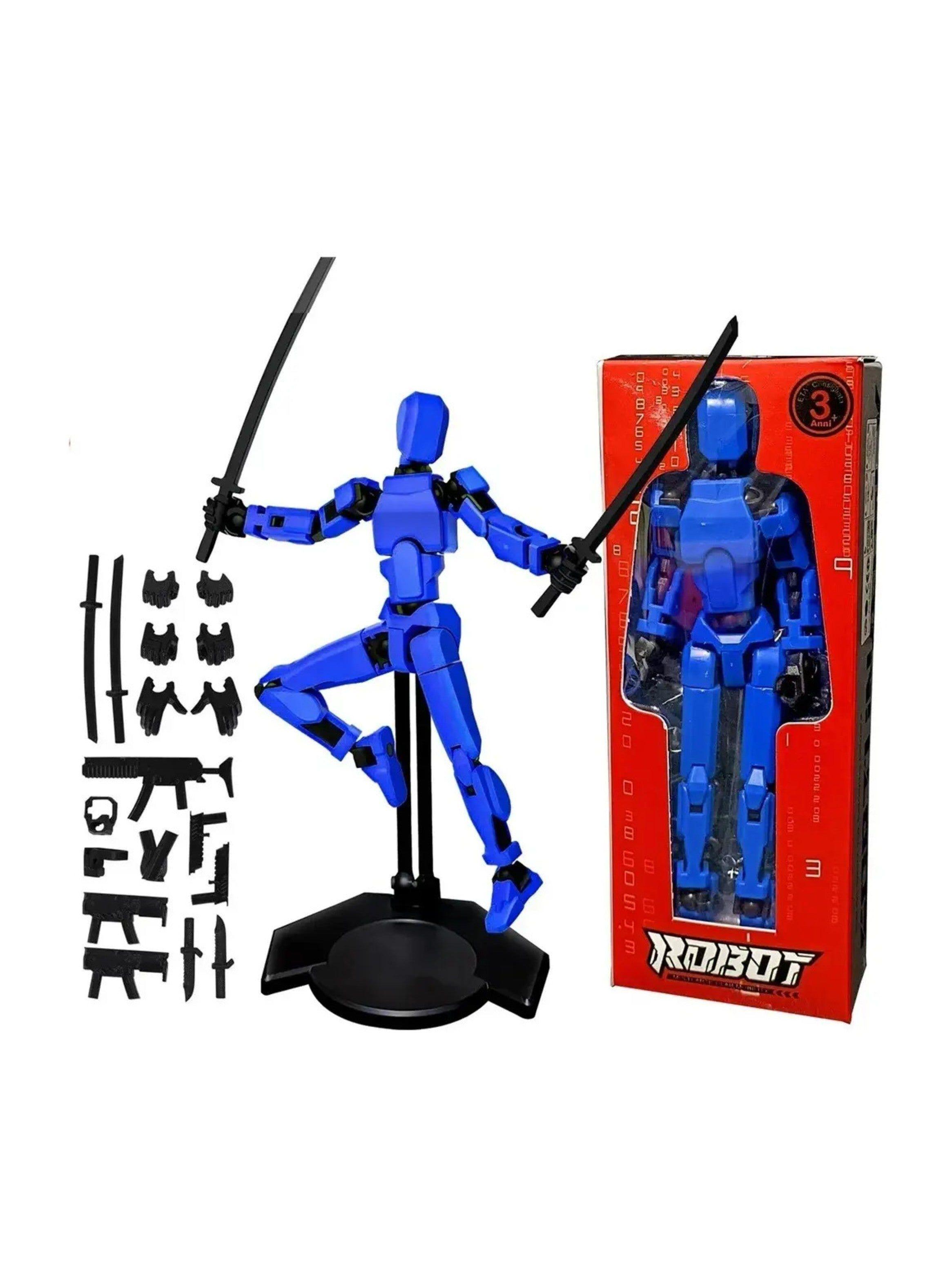 Set 4 Figuras De Acción Robot T13 Misión 13 Articuladas-3