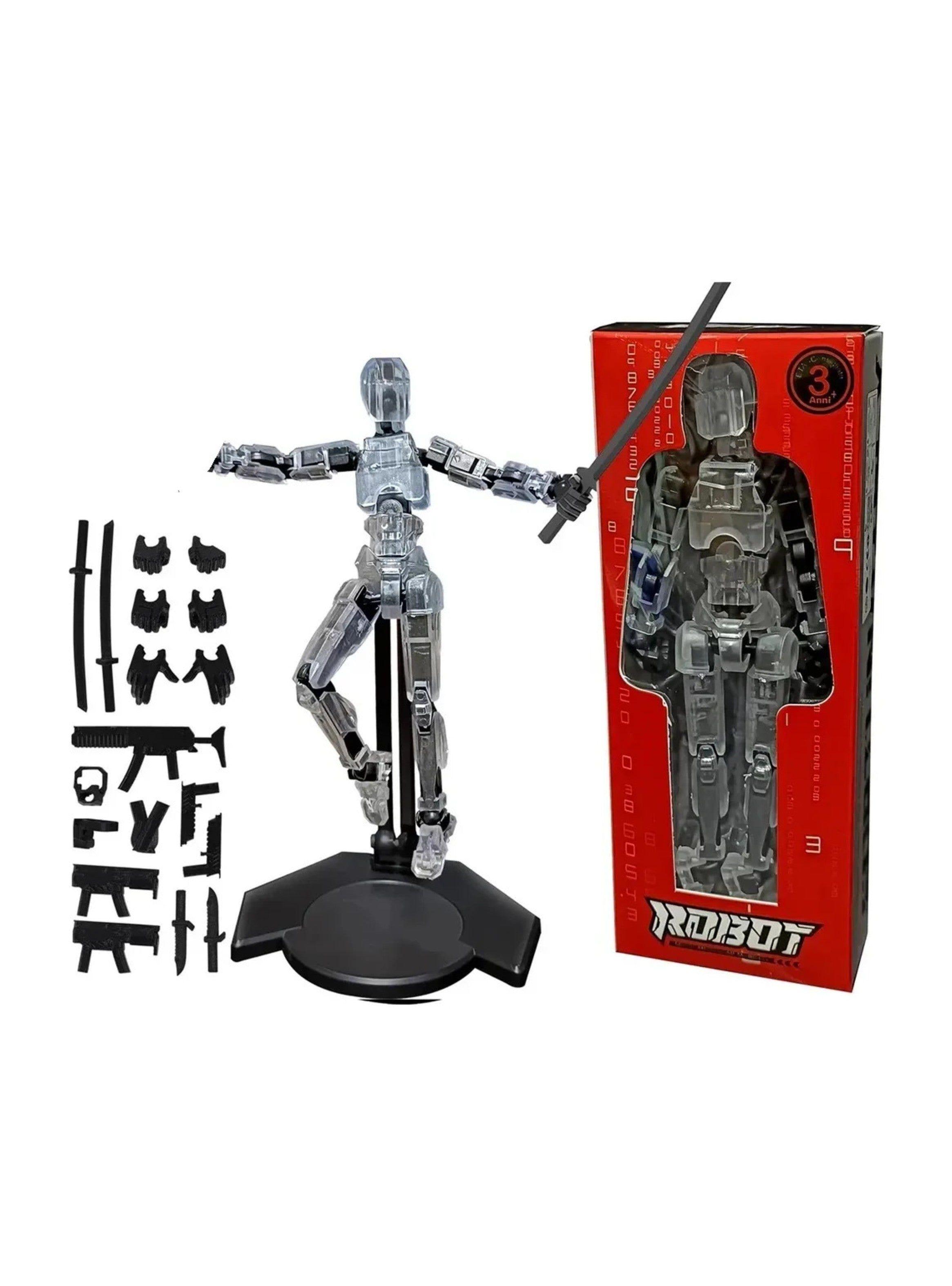 Set 4 Figuras De Acción Robot T13 Misión 13 Articuladas-4