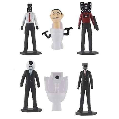 12 Figuras Skibidi Toilet Titan Tv man-1