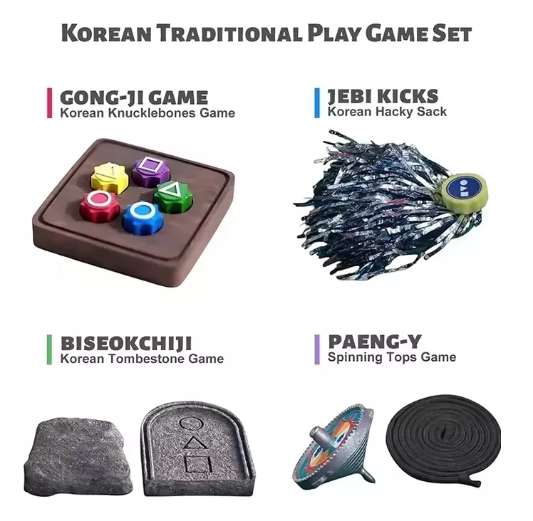 Gonggi El Juego Del Calamar Set De Juegos-2