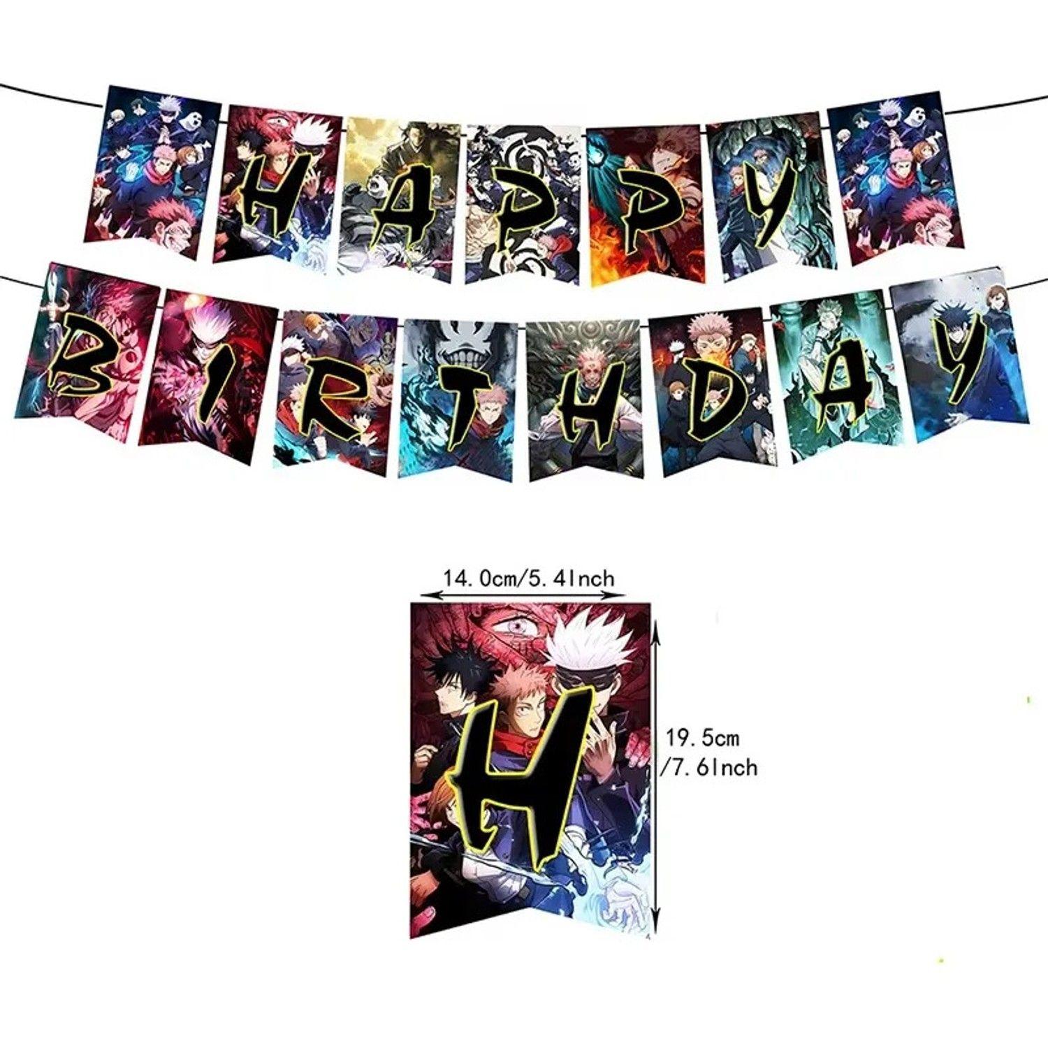 Set De Cumpleaños Jujutsu Kaisen Cotillón-4