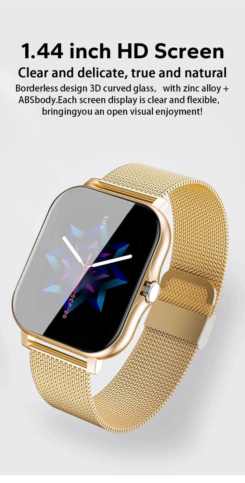 Smartwatch Hombre 15 Funciones 2 Correas Black-4