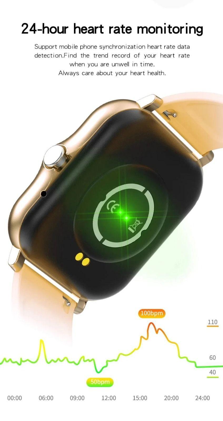 Smartwatch Hombre 15 Funciones 2 Correas Black-6