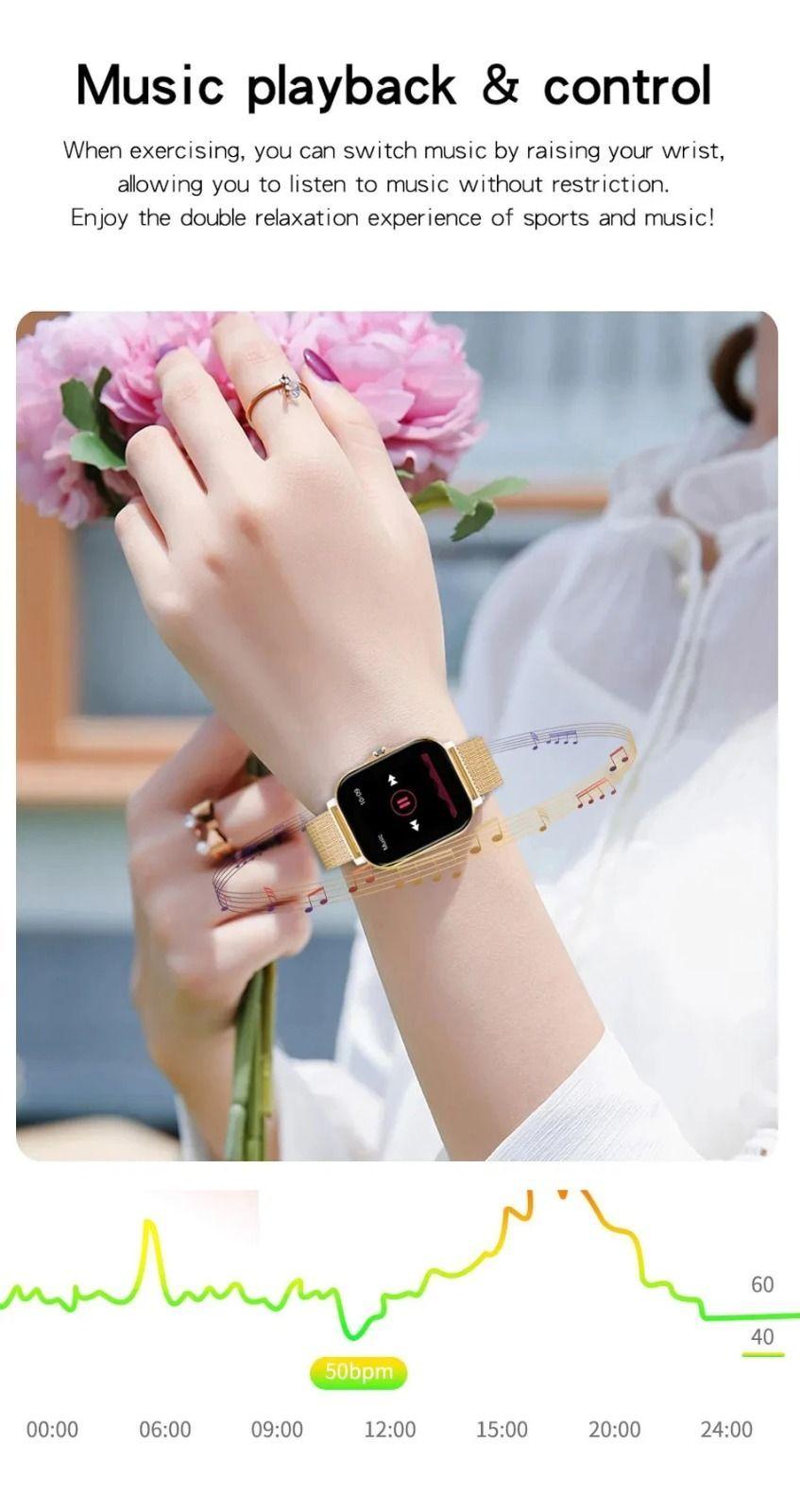 Smartwatch Hombre 15 Funciones 2 Correas Black-7