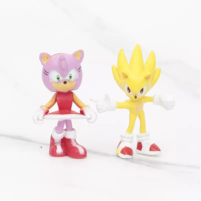 12 Figuras Sonic + Bolso De Regalo-3