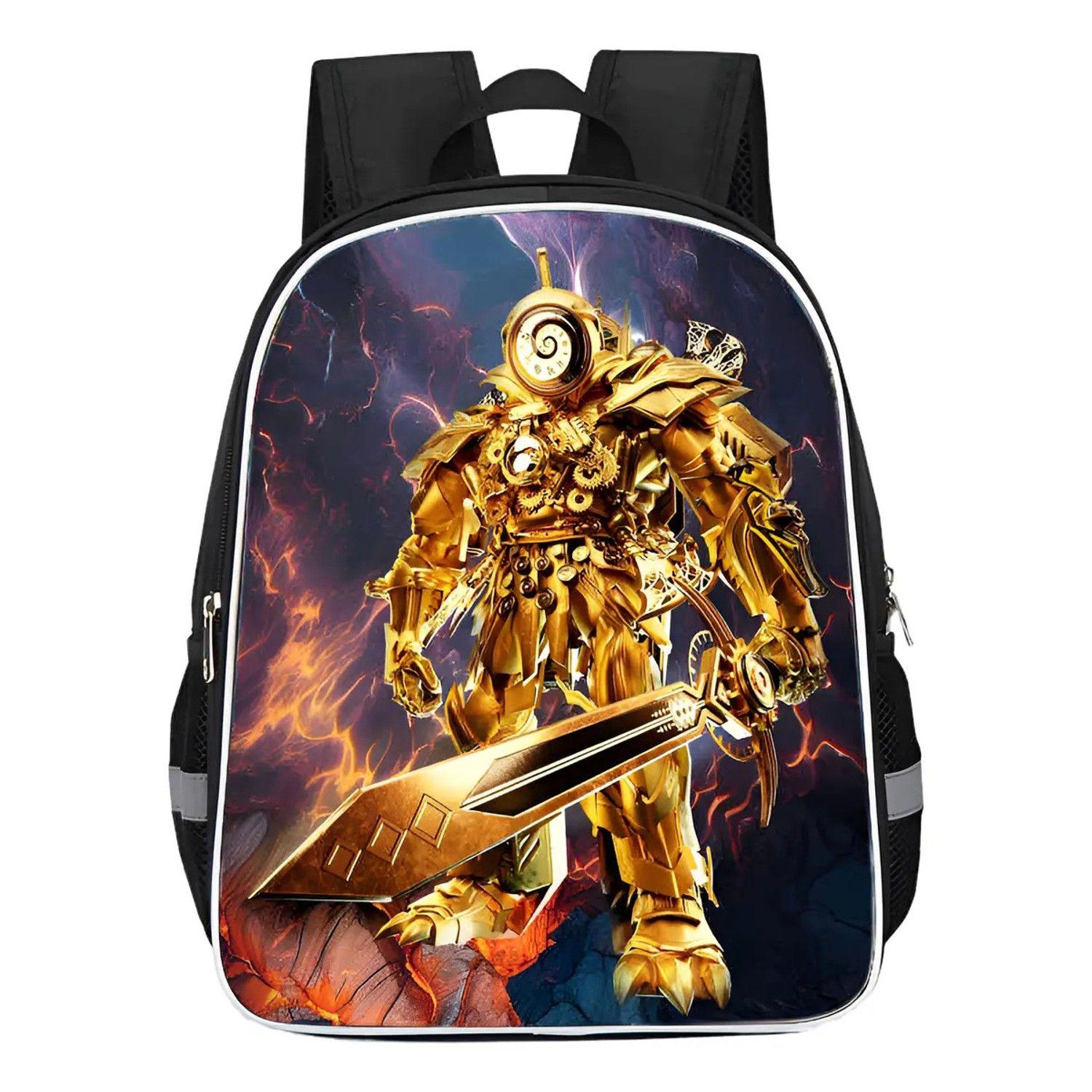 Titan Clockman Mochila Escolar Skibidi Toilet-0