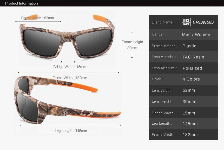Lentes Camuflaje Negro Uv De Caza Pesca Ciclismo Conducción-2