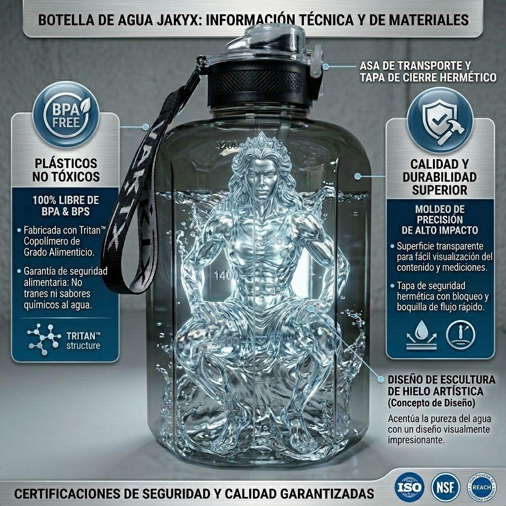 Botella De Agua Deportiva Gym Fitness Calidad Superior-1