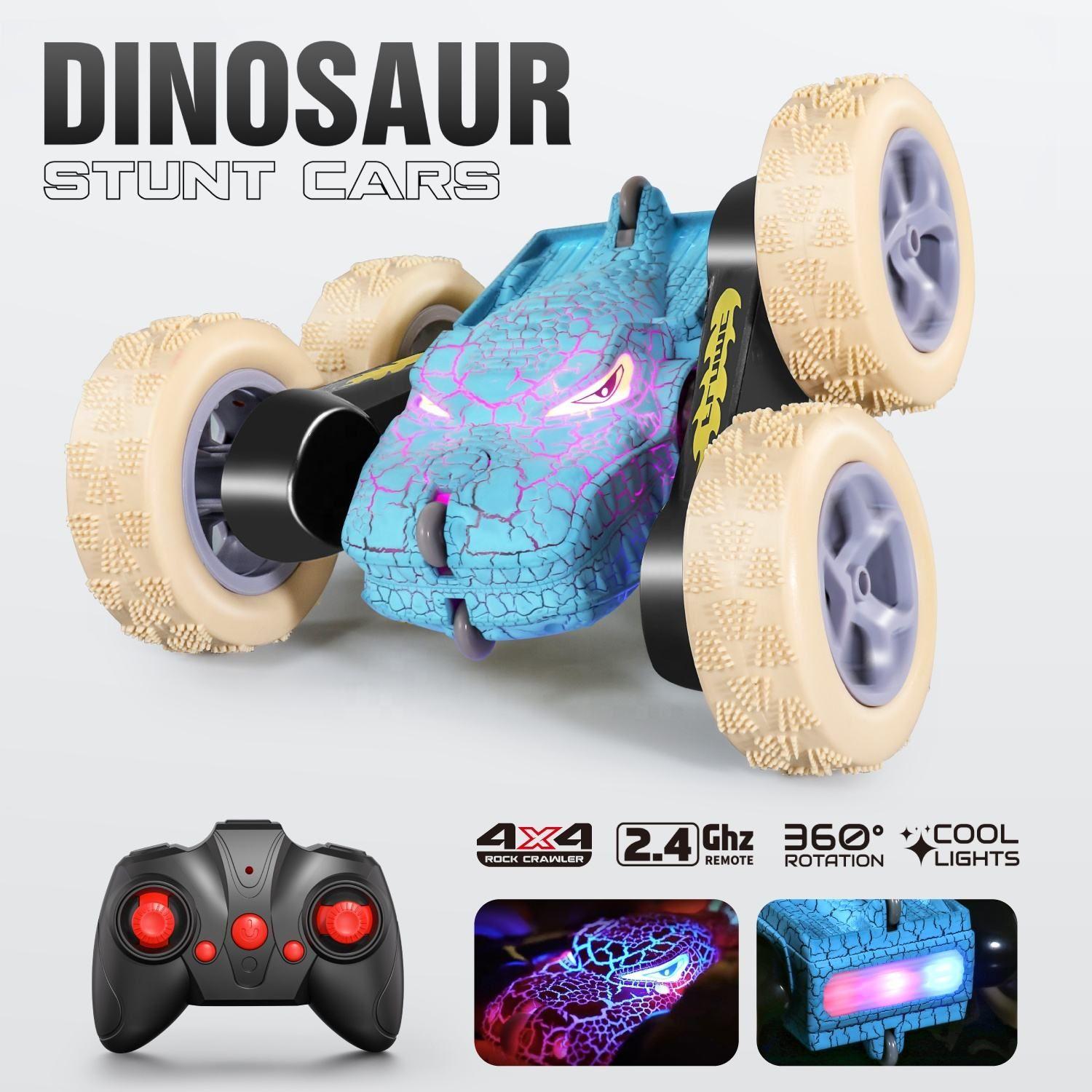 Auto Dinosaurio Control Remoto Indestructible Recargable-2