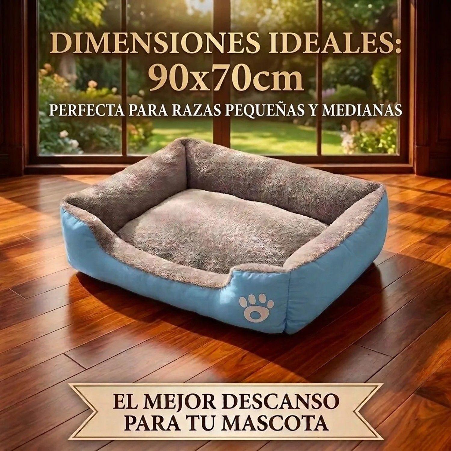 Cama Para Perro Razas Grandes Ergonómica Antiestres-1
