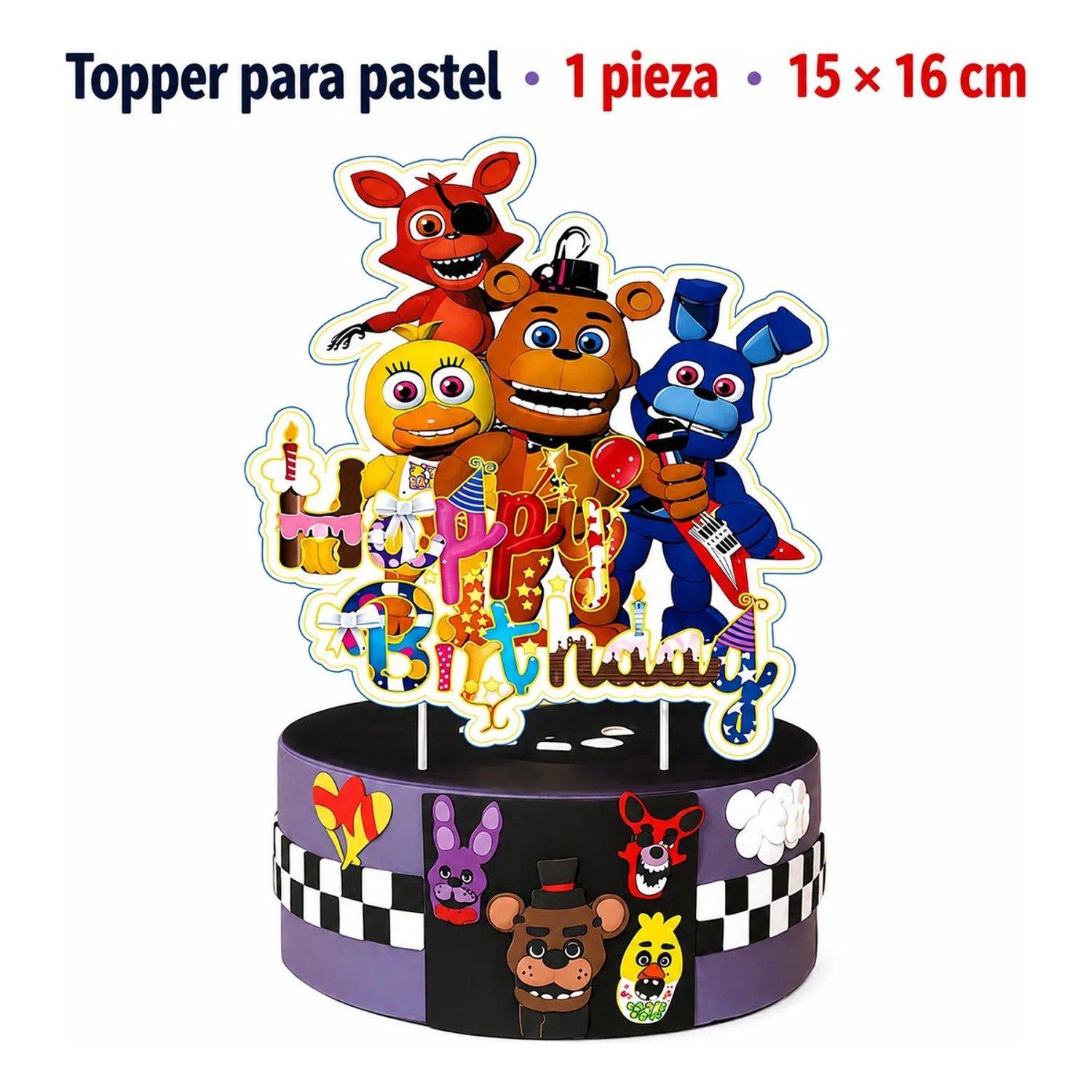 Cumpleaños Five Nights At Freddys Cotillón Set Completo-6