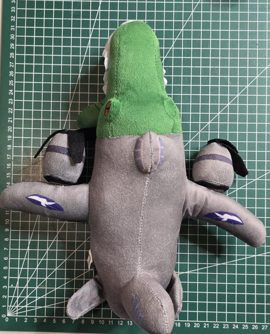 Bombardino Crocodilo Peluche Brainrot-2