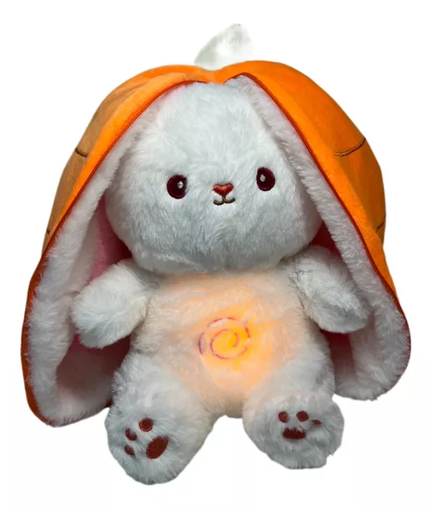 Conejo Zanahoria Peluche Que Respira Y Calma Ansiedad-0